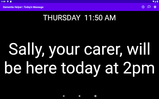 Dementia Helper 2022 Screen 2