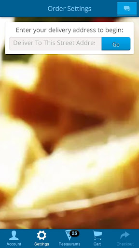 Android application The Delivery Chef screenshort