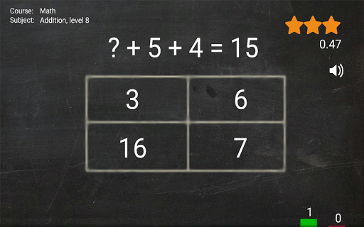Math Game Four Operations