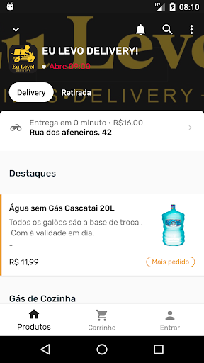 Eu Levo Delivery! Screen 2