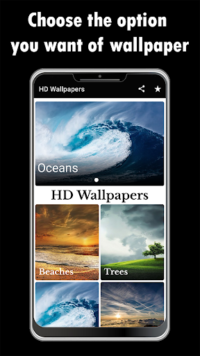 Android application Pretty wallpaper screenshort