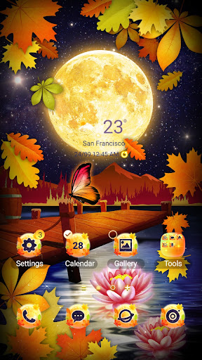 Android application Autumn Moonlight - Wallpaper screenshort