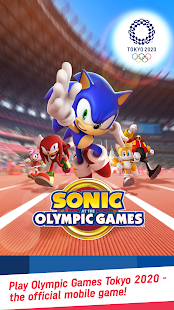 สกรีนช็อตของ Sonic ที่การแข่งขันกีฬาโอลิมปิก