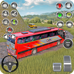 Offroad Mud Bus Driving
