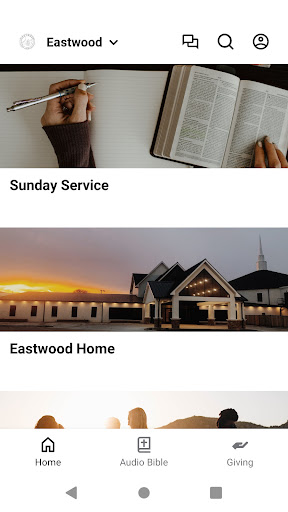 Android application Eastwood Pentecostal Church screenshort