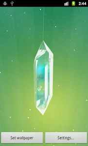 Cristal da sorte fundo dinâmic
