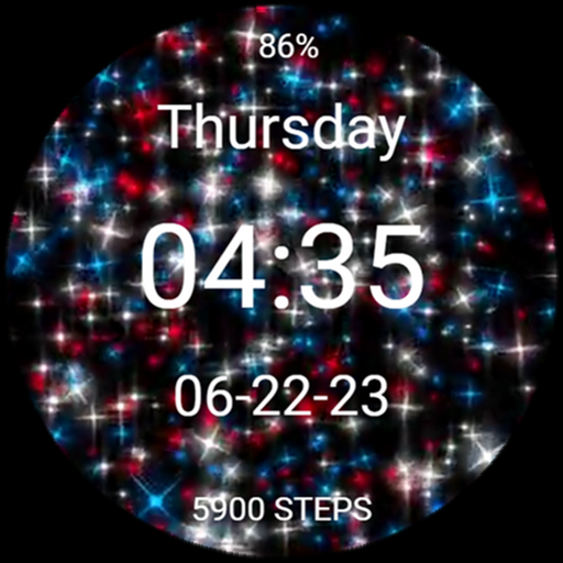Fourth of July USA Stars Watch logo