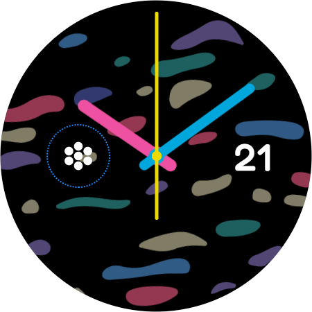 Confetti Watch Face Screen 2