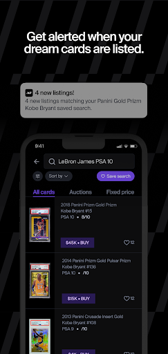 Alt: Buy & Sell Cards Screen 3