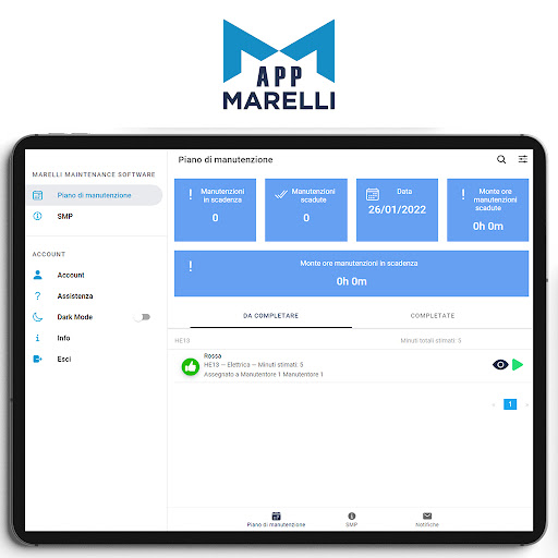 Marelli App Screen 2