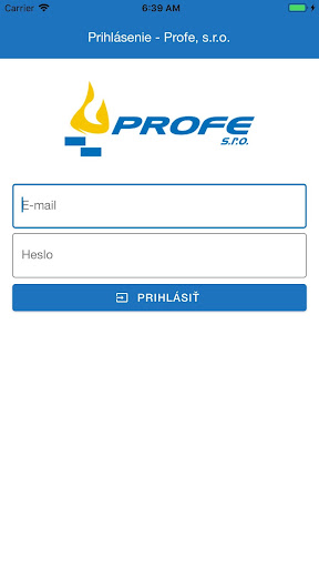 Android application Profe screenshort