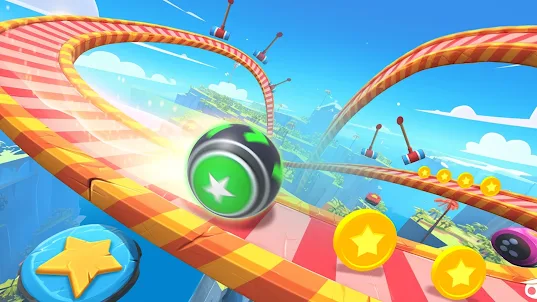 3D Super Rolling Ball Race