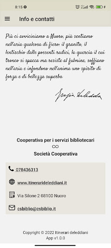 Itinerari Deleddiani Screen 3