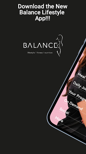 Android application Balance Lifestyle screenshort