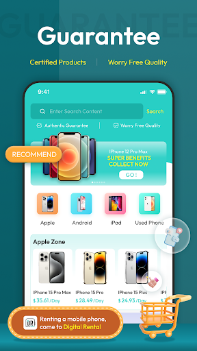 Android application Digital Rental screenshort