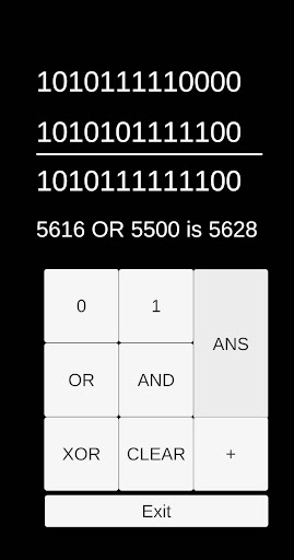 Android application Bitcalc Puzzle screenshort