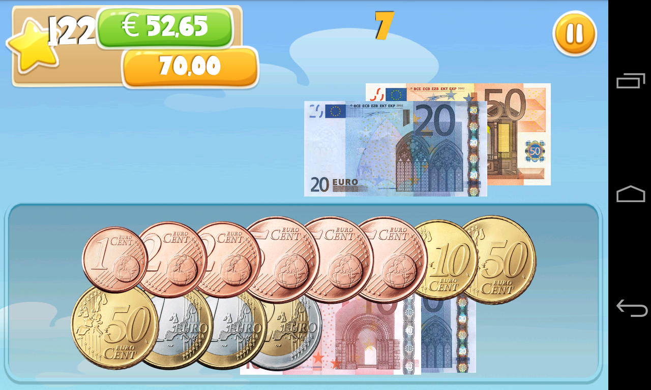 Android application Kids Learning Money screenshort