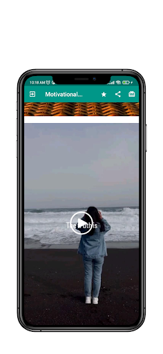 Android application Motivational video status screenshort