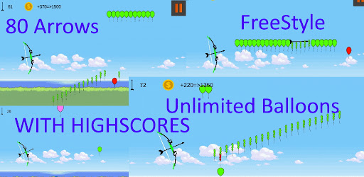 Balloon Bow and Arrow