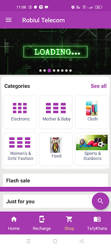 Android application Robiul Telecom screenshort