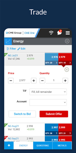 CME Direct Mobile Screen 2