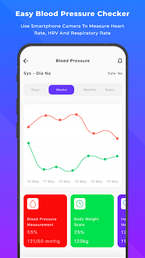 Blood Pressure Tracker Screen 2