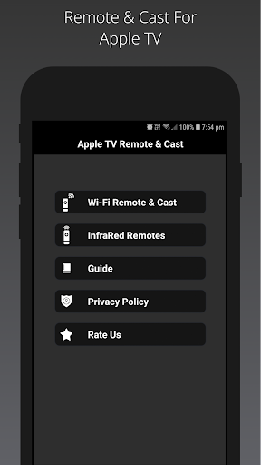 Android application Remote for Apple TV screenshort