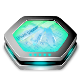 Blue pastel Keyboard Art icon