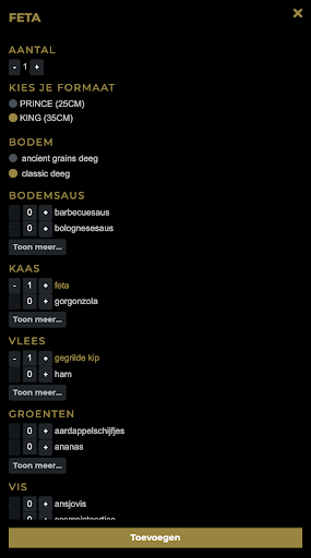 Kingslize Premium Pizza Screen 2