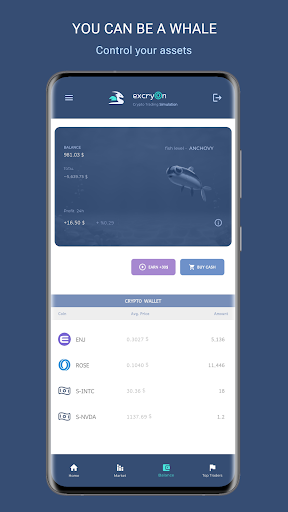 Screenshot of Excryon : Become A Trader Sim