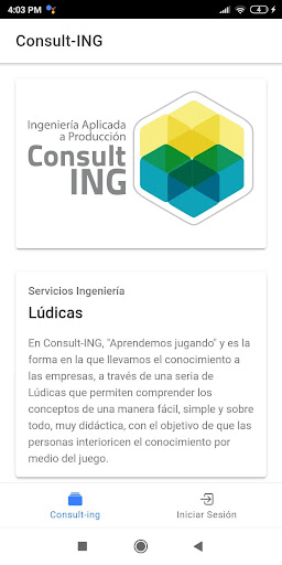 Android application Consult-ING S.A.S. screenshort