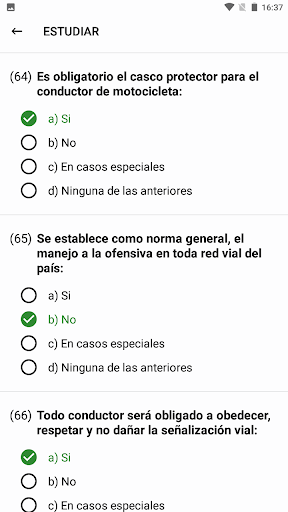 Examen de Manejo El Salvador Screen 3