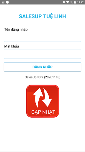 Android application SalesUp TueLinh screenshort