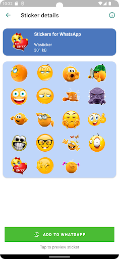 WASticker emojis for whatsapp Screen 2