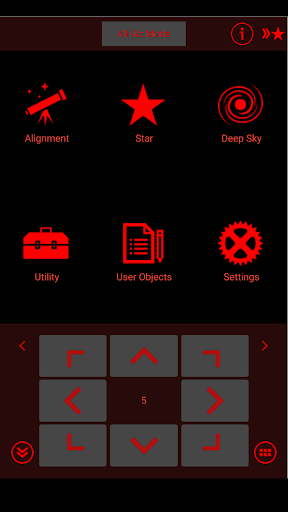Android application SynScan screenshort