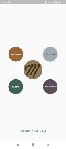 Android application Ministerio screenshort