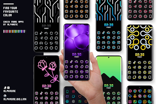 Screenshot of BeeLine Green Iconpack