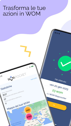 Android application WOM Pocket screenshort