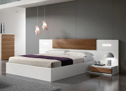 木製のベッドのデザイン