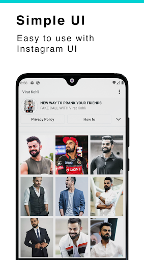 Virat kohli fake call