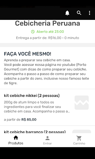 Porto Gourmet Screen 3