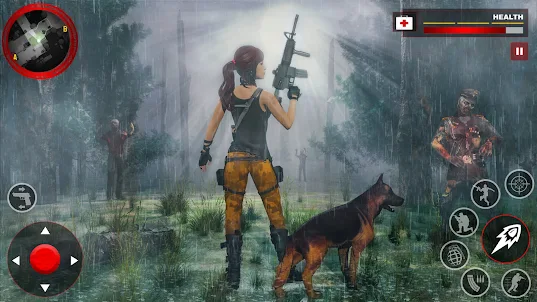 Dog FPS Zombie Shooting Game