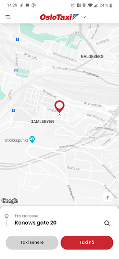 Android application Taxifix screenshort