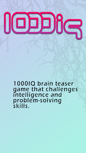 1000 IQ - Brain Test