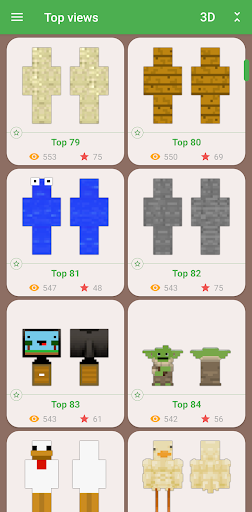 Android application Camouflage Skins for Minecraft screenshort