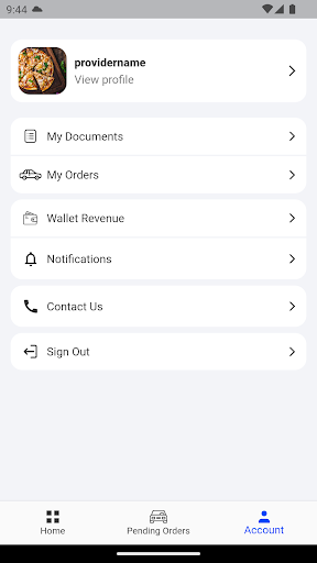 Sahalat - Provider Screen 2