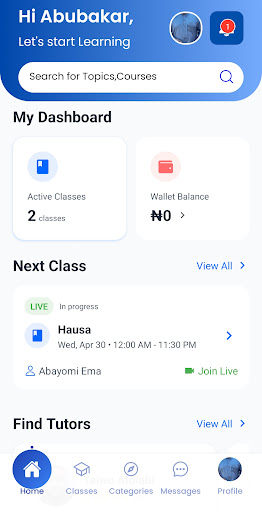 eTutors Screenshot 4 - AppWisp.com