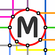 Copenhagen Metro Map  Icon