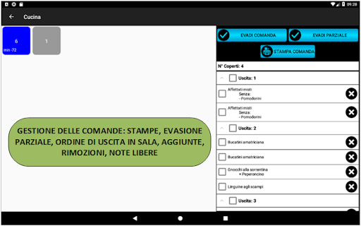Orders Manager - Tablet Screen 2