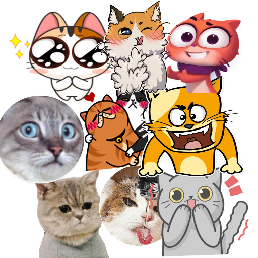 Cats stickers WAStickerApps